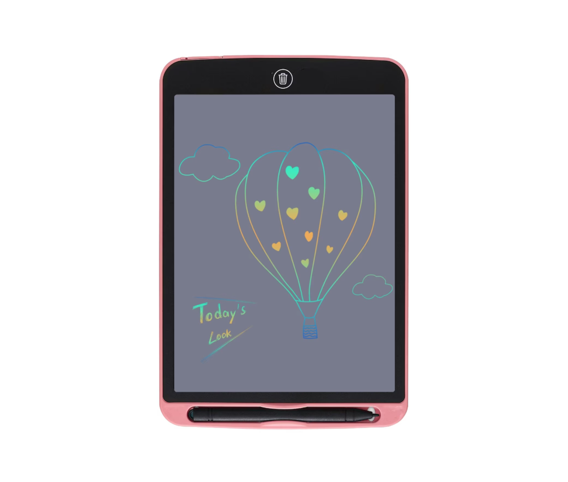 Tableta LCD de Scris si Desenat pentru Copii, 10.5 inch, Roz, Neo™