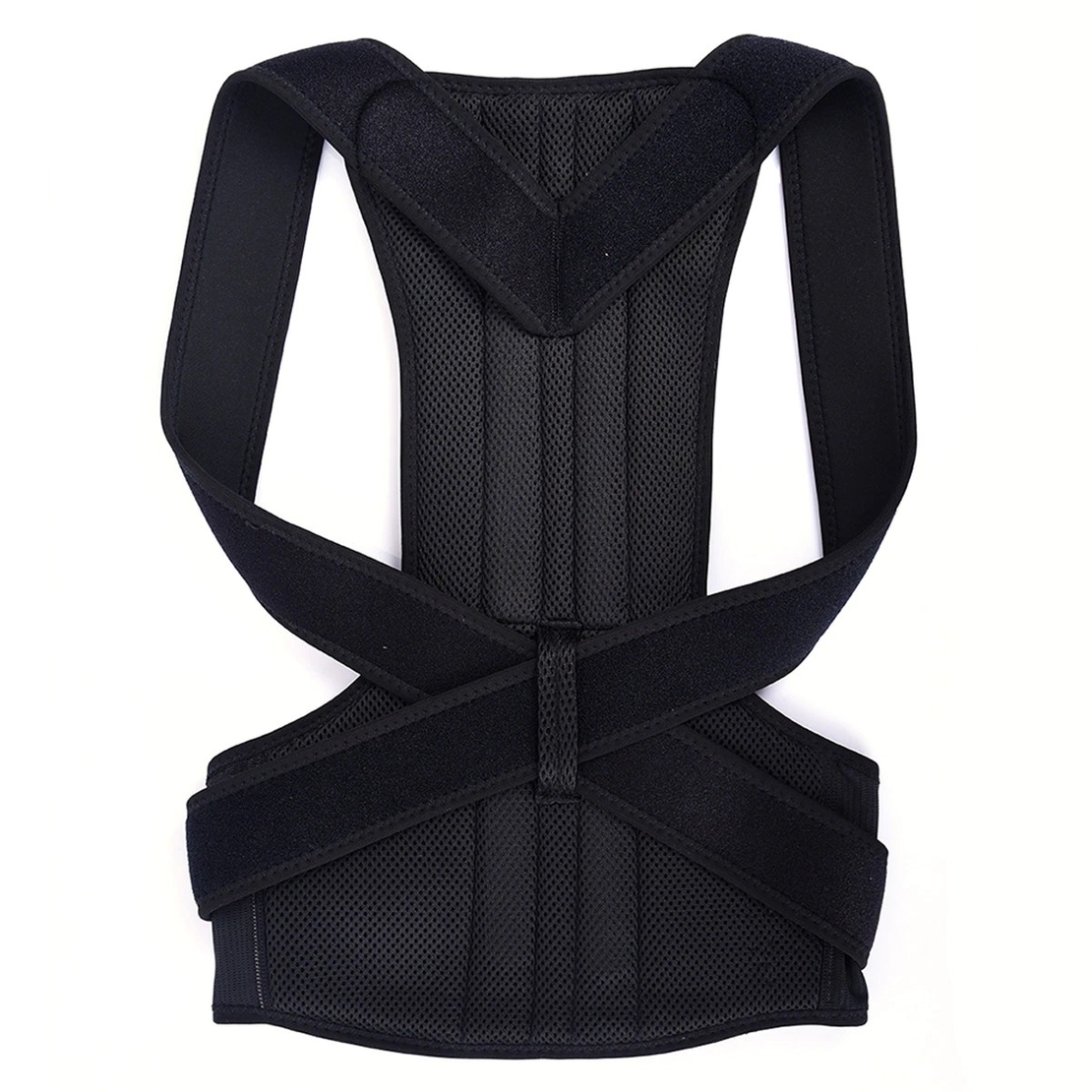 Corector pentru postura pentru coloana si spate Neo™ Premium, unisex, dimensiune reglabila, Negru