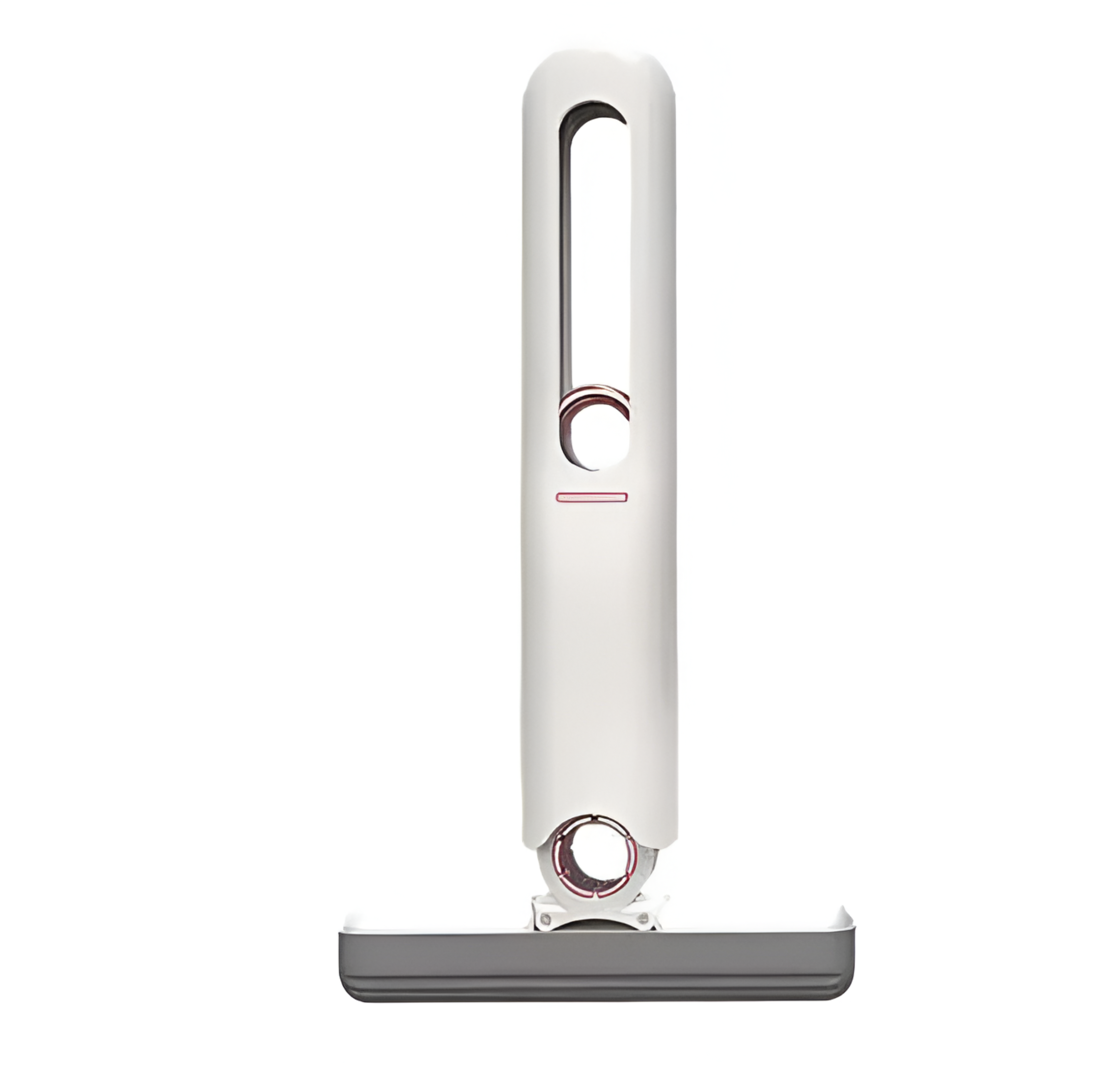 Mop de Mana, Mini-Portabil, cu Sistem de Stoarcere, Burete Absorbant, Multisuprafete si Geamuri, 29.5 x 15.5 cm, Alb, Neo™
