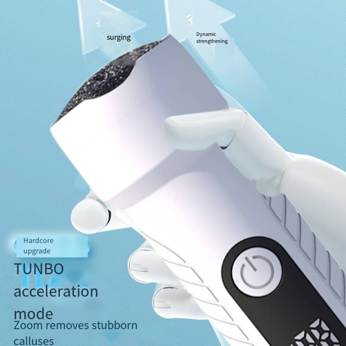 Aparat Profesional pentru indepartare bataturi Calus Lantern Neo™, cu aspirator, inlatura si pielea uscata, display digital, LED, incarcare USB, 2 capete, 2 moduri, 4400 rpm, Alb