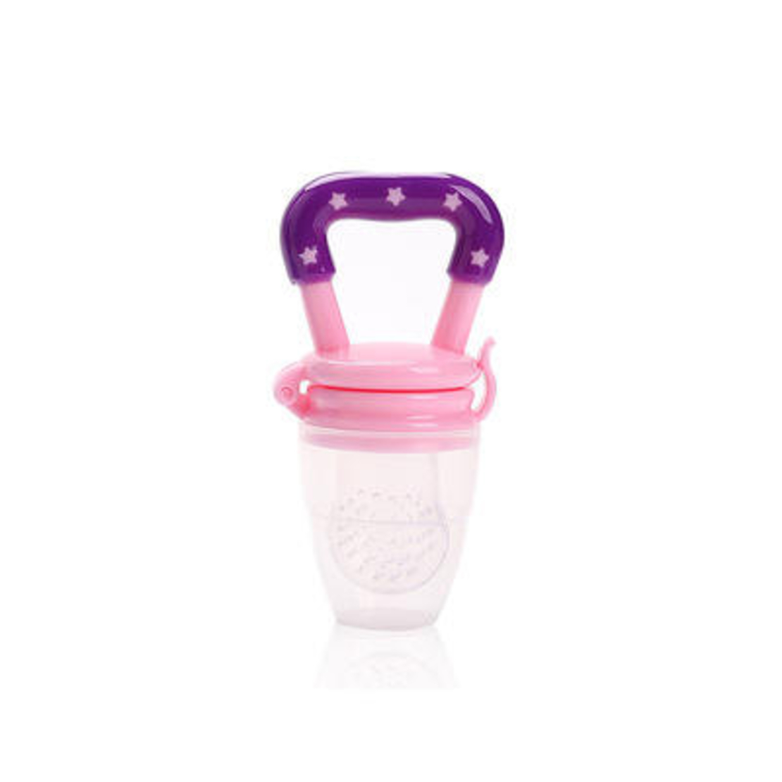 Suzeta cu compartiment pentru fructe si legume, Neo™ BbyBoom®, Silicon, fara BPA, Roz/Mov