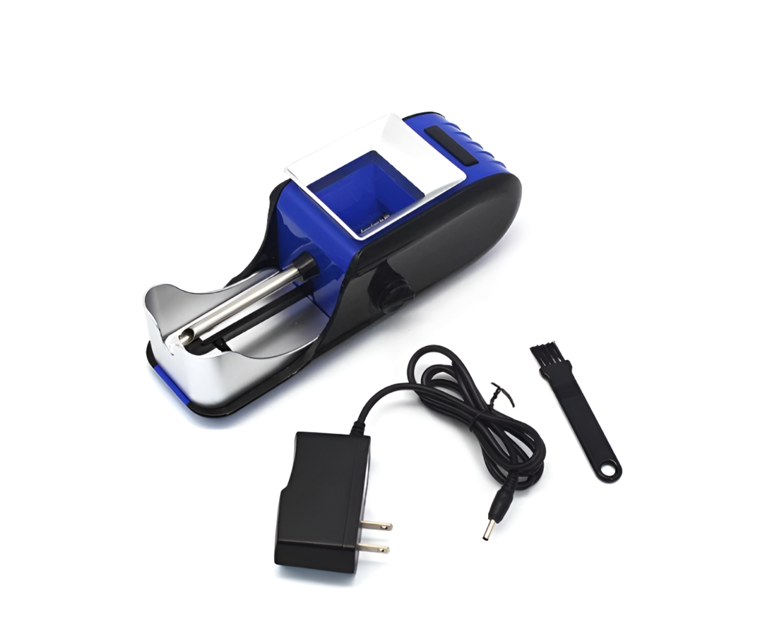 Aparat Profesional pentru Injectarea Tutunului, Electric, Compact, Albastru/Negru, Neo™