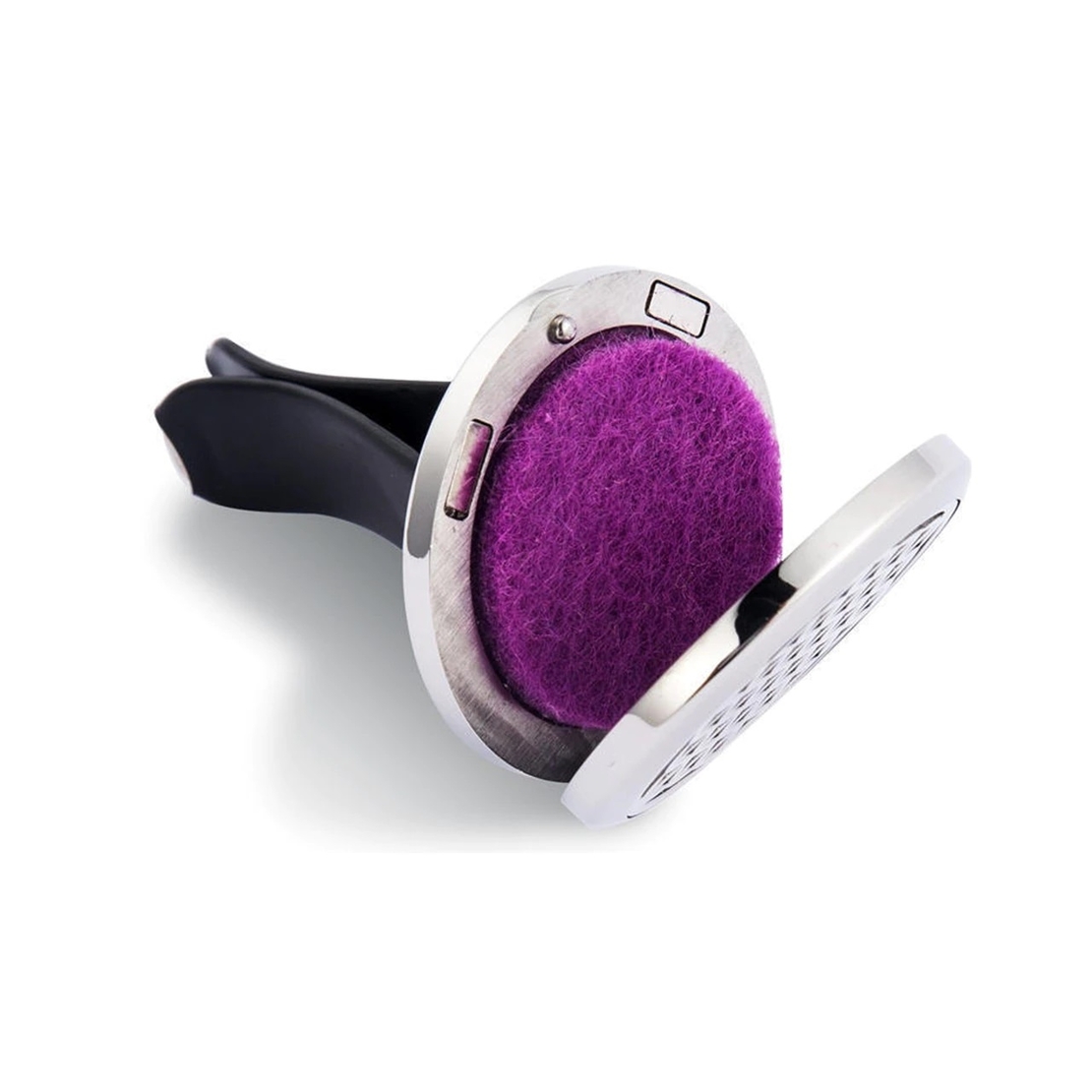 Difuzor aromaterapie Neo™ Aroma®, pentru uleiuri esentiale, Tree of Life, 10 discuri de fetru incluse, argintiu