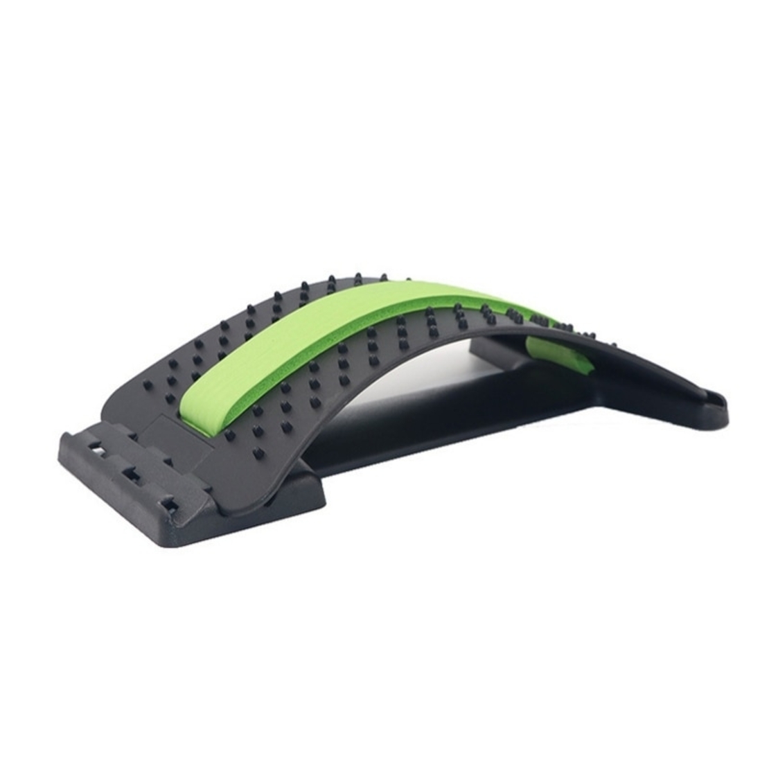 Dispozitiv indreptare spate, Plastic-Silicon, Marime universala, Negru/Verde, Neo™