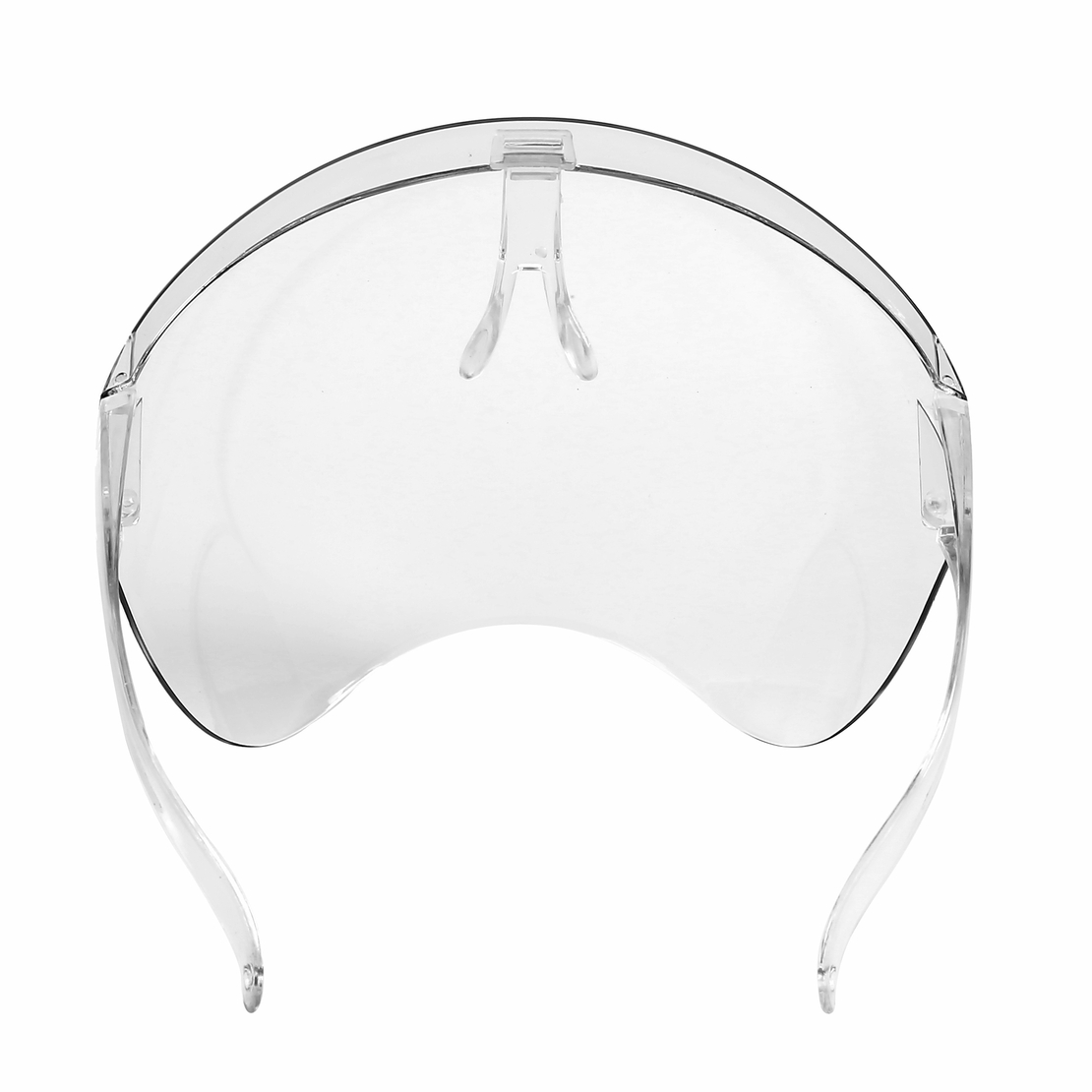 Viziera de Protectie Transparenta, Refolosibila, Fixare Confortabila pe Urechi cu Brate Tip Ochelari