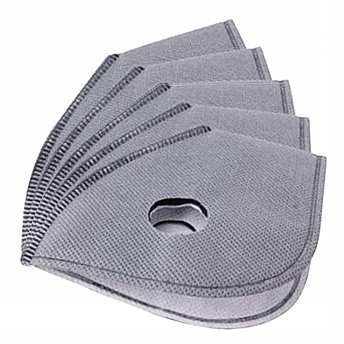 Set 5 Filtre de Rezerva Carbon pentru Masca Sport de Protectie cu 2 valve