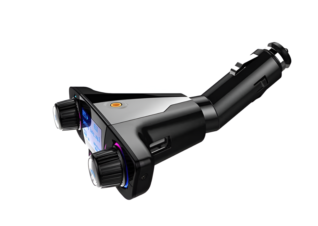 Modulator Transmitator FM Auto Neo™, Bluetooth 5.0, MP3 Player cu dublu USB, MicroSD si Jack
