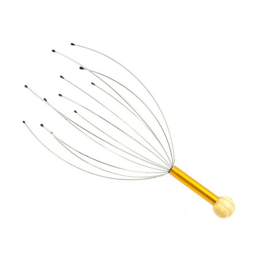 Aparat de masaj pentru zona capilara, ProCart, 12 picioruse metalice, antistres si relaxant