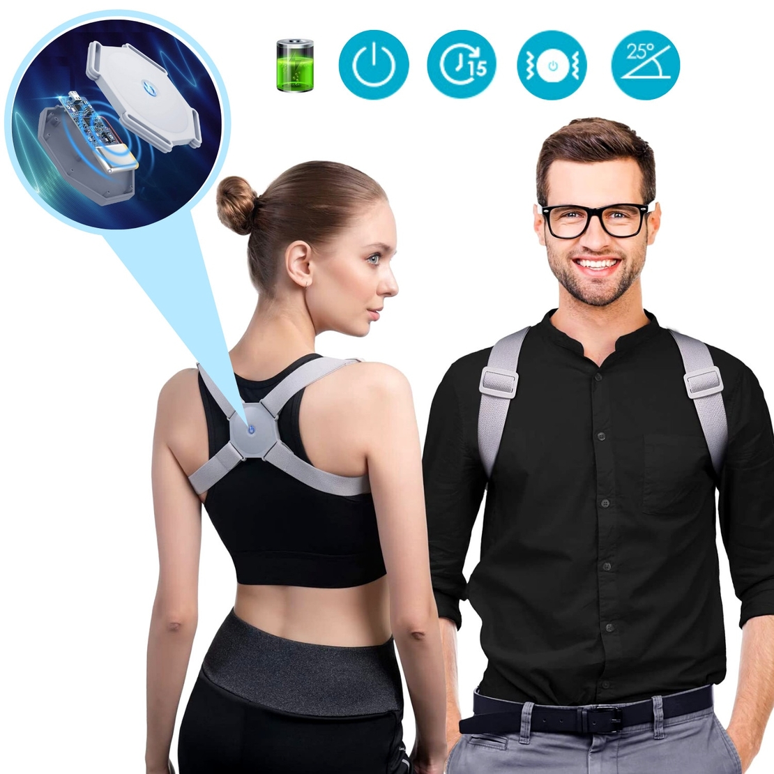 Aparatoare Inteligenta Neo™, cu Senzor de Vibratie, Gri, Marime Universala