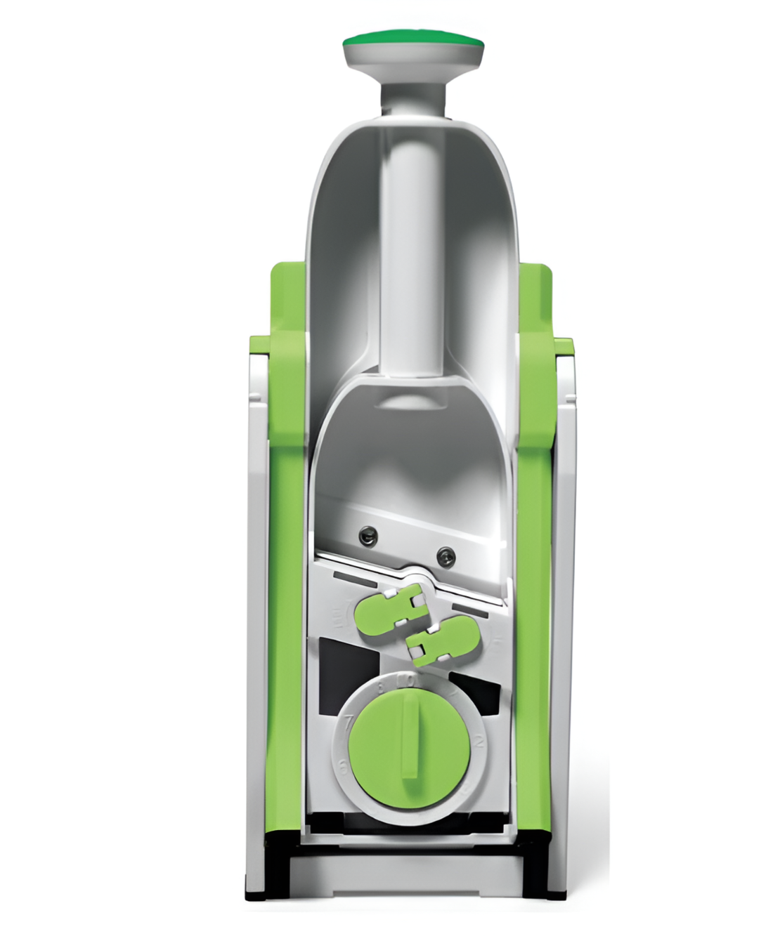 Feliator de Legume Neo™, Pliabil, 4 functii, Tava de Colectare, Verde