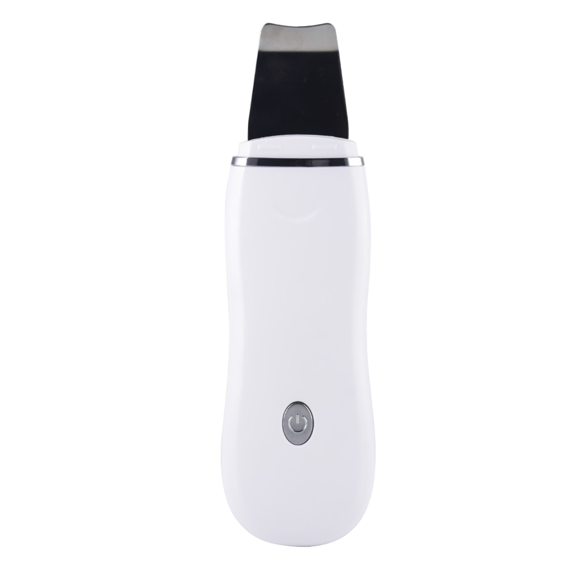 Aparat de curatare faciala cu ultrasunete, Neo™ Skin®, lifting ten, skin scrubber, spatula indepartare puncte negre, hidratare, peeling, Alb
