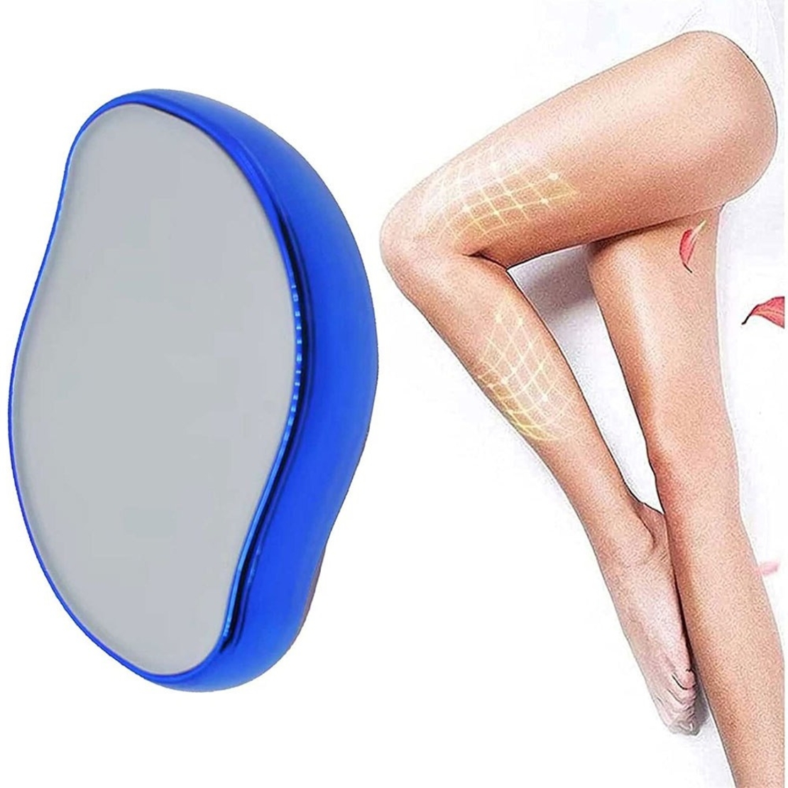 Dispozitiv de Epilare Neo™ Epyl® prin Frecare, Reutilizabil, Portabil, tip Cristal, Fara Durere, Albastru Electric