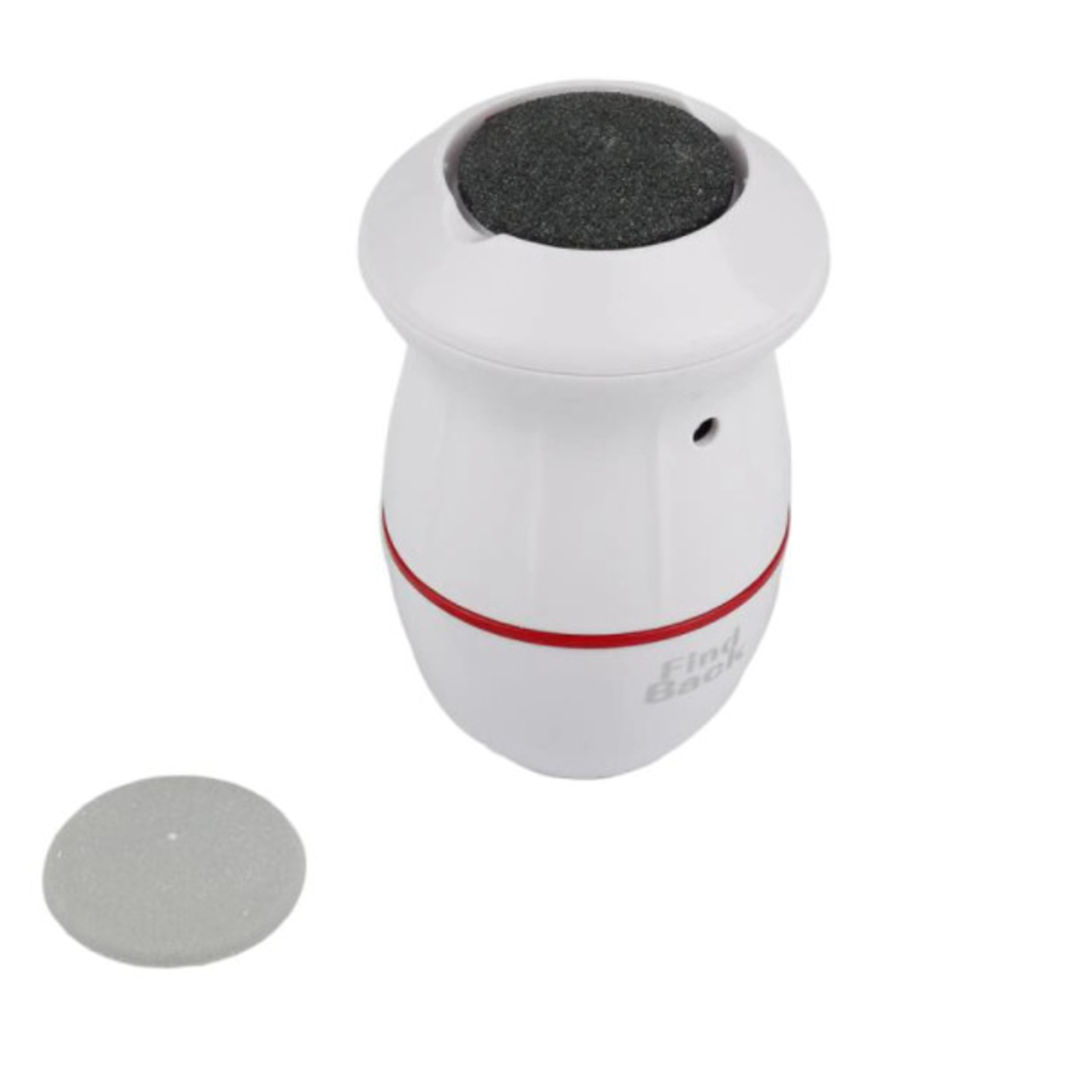 Aparat pentru exfolierea picioarelor Findback, Abs, Alb