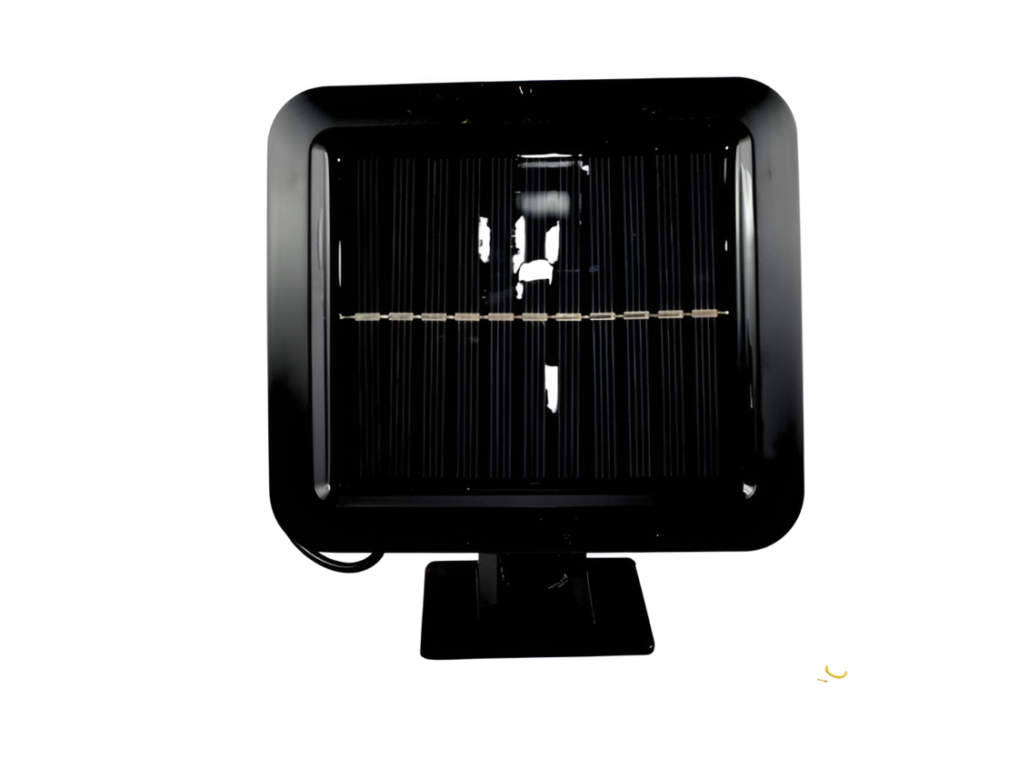 Lampa Solara cu Senzor de Miscare si Panou Detasabil, Negru, Compacta, Rezistenta la Apa, Neo™