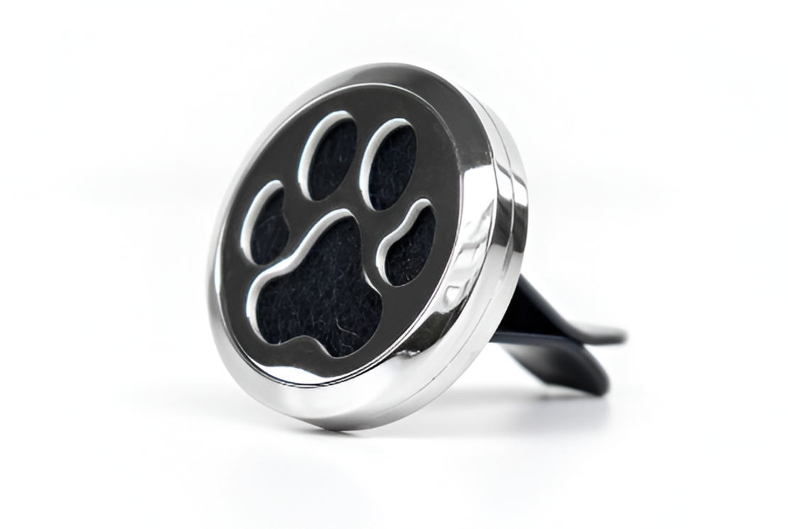 Odorizant Tip Difuzor Auto NEO™ pentru Difuzarea Pasiva a Uleiurilor Esentiale, model Dog FootPrint