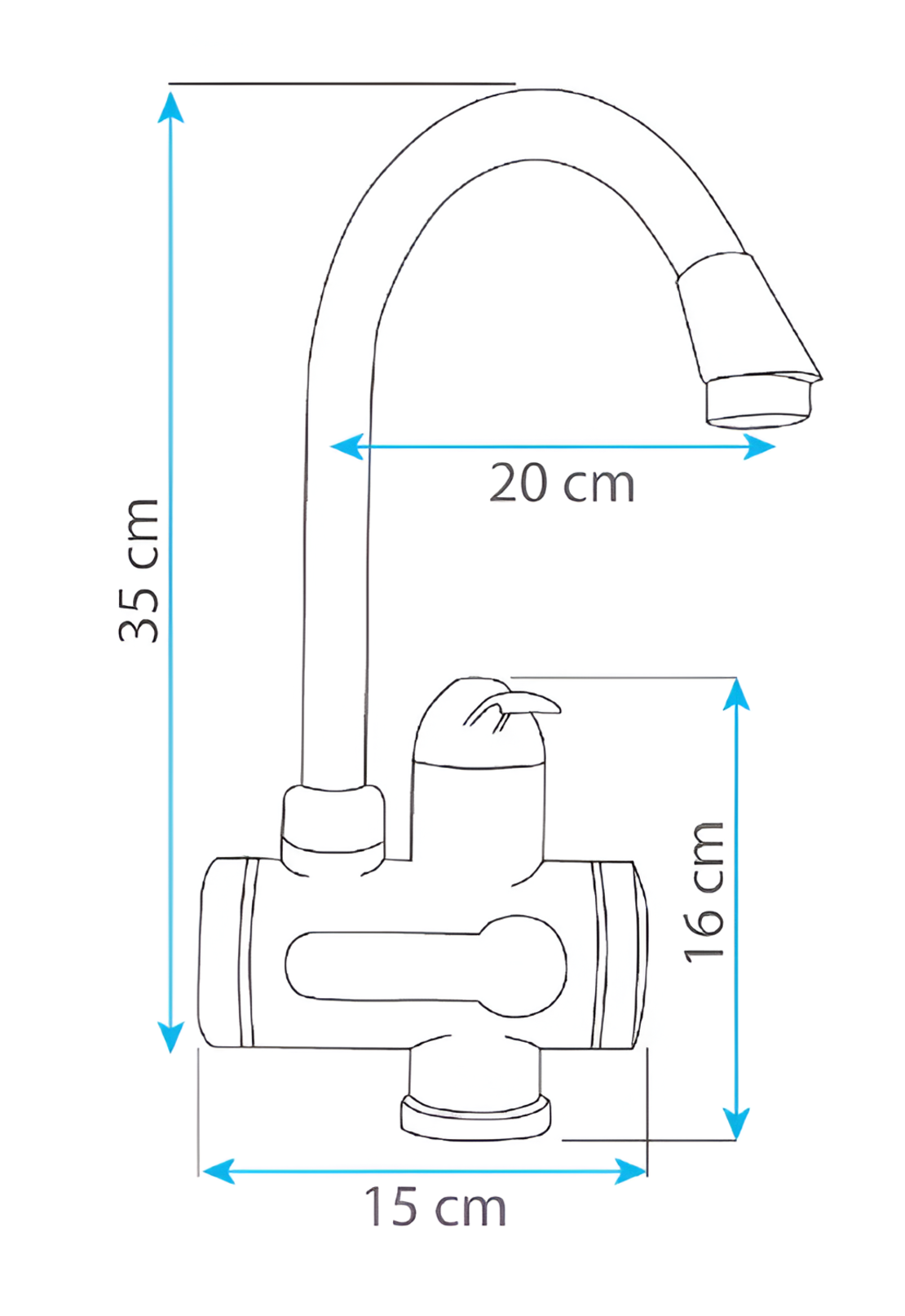 Incalzitor Instant Apa, 3000W, 220-240V/50 Hz, Afisaj Digital, Neo™