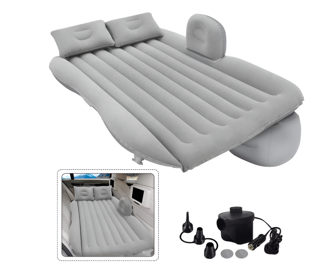Saltea Auto Gonflabila, Travel Bed, Gri, Neo™