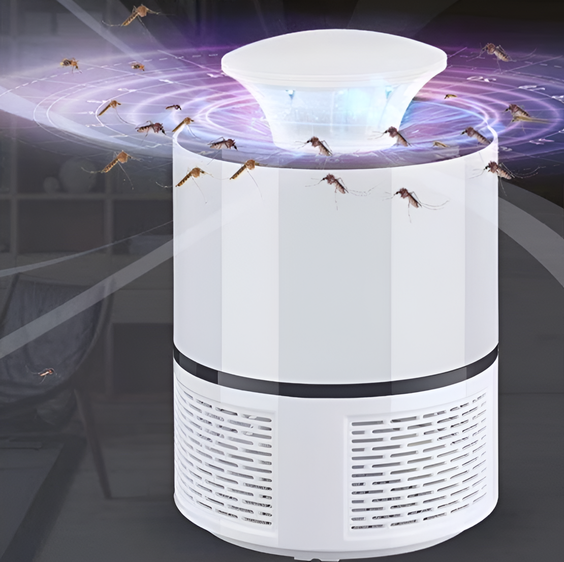 Lampa LED Anti-Insecte Electrica NEO™, Protectie impotriva Tantarilor, Interior/Exterior, Alb