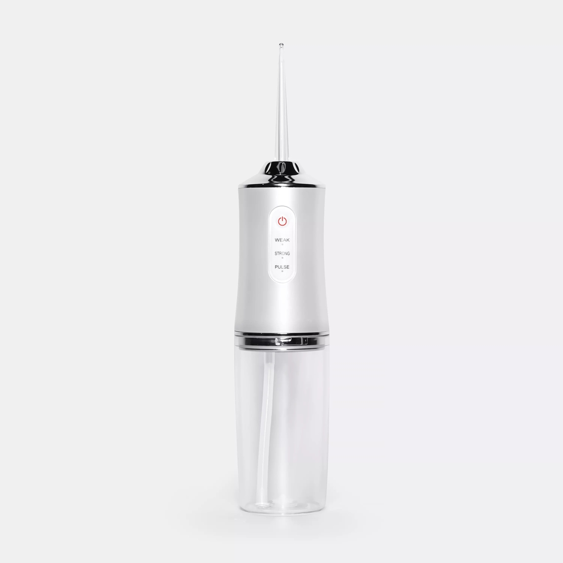 Irigator bucal si oral profesional PPS Pulse® Neo™, 140 PSI, Functie masaj, rotatie 360°, portabil, 4 moduri, acumulator 1400mAh, 4 duze incluse, 220 ml, alb