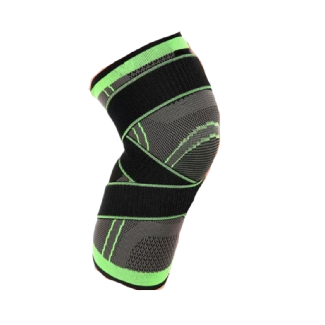 Aparatoare pentru genunchi Neo™ Verde cu Negru, Textil si Nylon, Marime S 24 cm