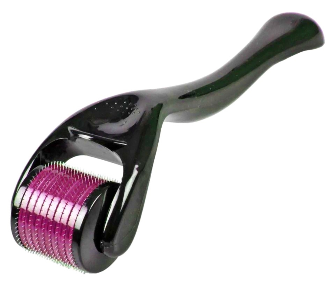Aparat masaj facial Professional Neo™ Derma Roller Plus pentru regenerarea pielii si reducerea ridurilor si cicatricilor, 540 ace din titan