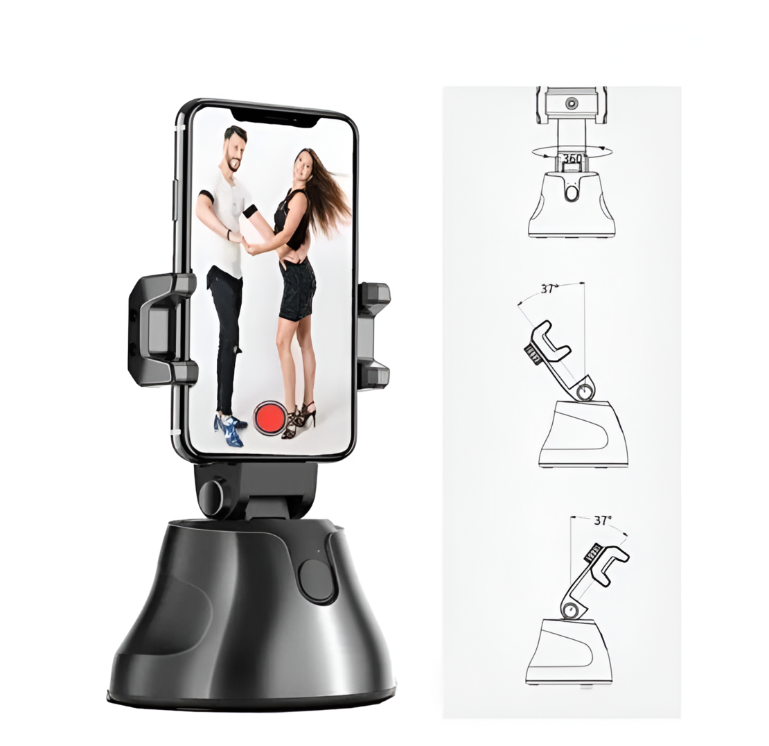 Suport Selfie pentru Telefon NEO™, Urmarire Automata, Inteligenta, Rotire 360