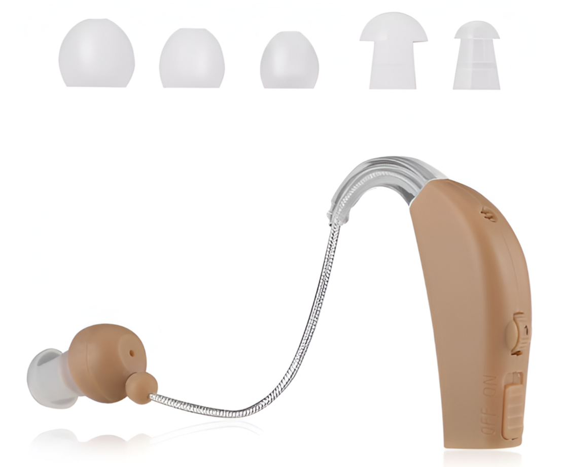 Aparat Auditiv Fara Fir, cu Baterii, Amplificator de Sunet 35 dB, Neo™