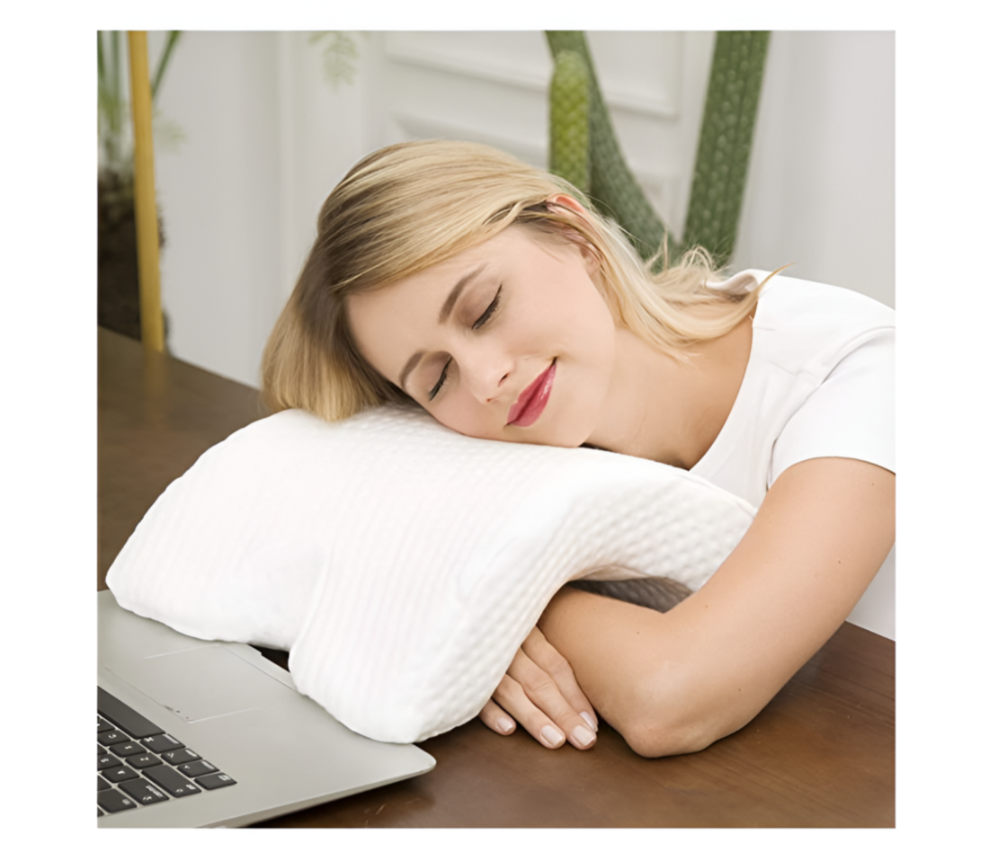 Perna Ortopedica cu Spuma cu Memorie, Contur Anatomic, 30x36 cm, Neo™