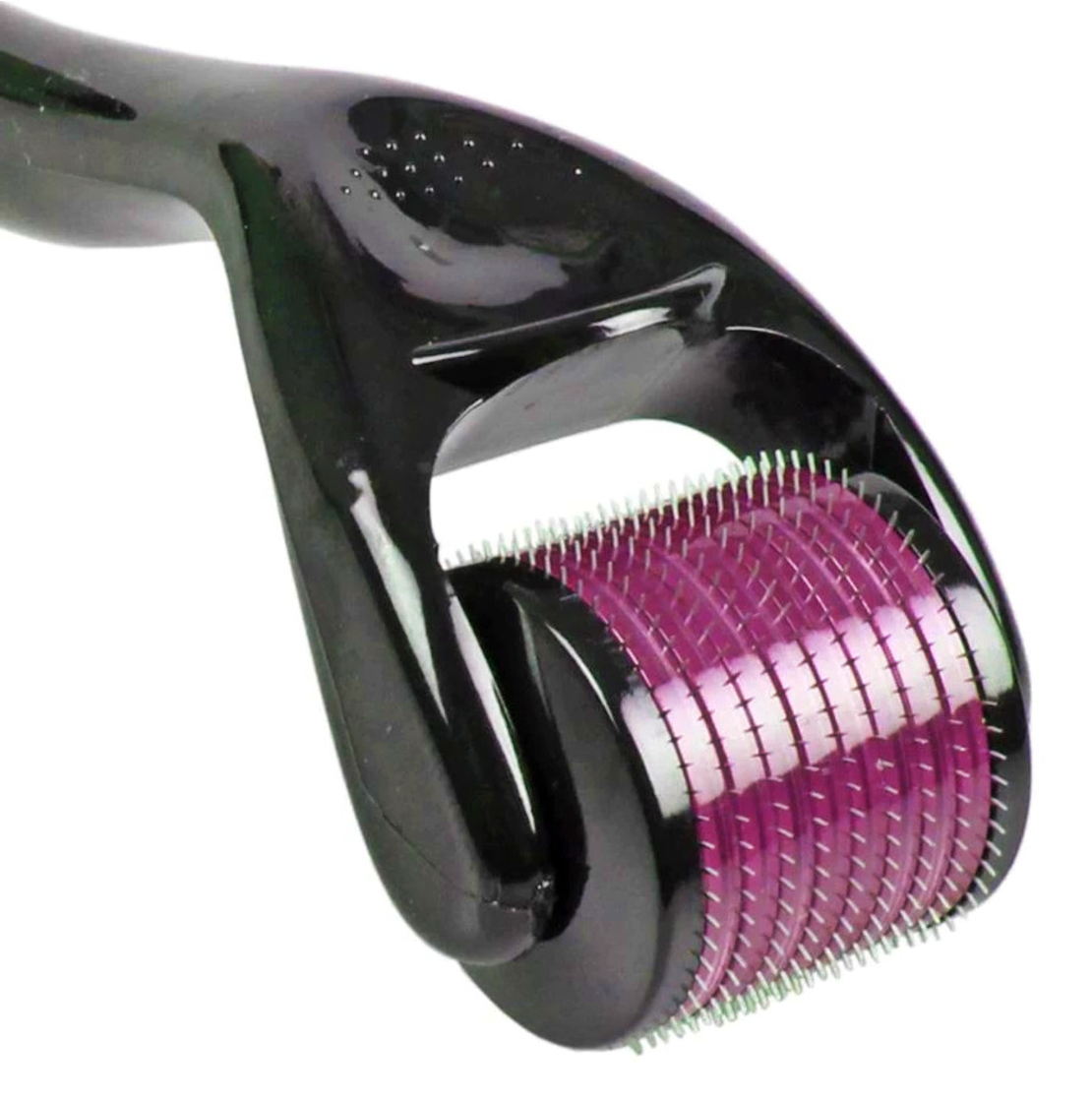 Aparat masaj facial Professional Neo™ Derma Roller Plus pentru regenerarea pielii si reducerea ridurilor si cicatricilor, 540 ace din titan