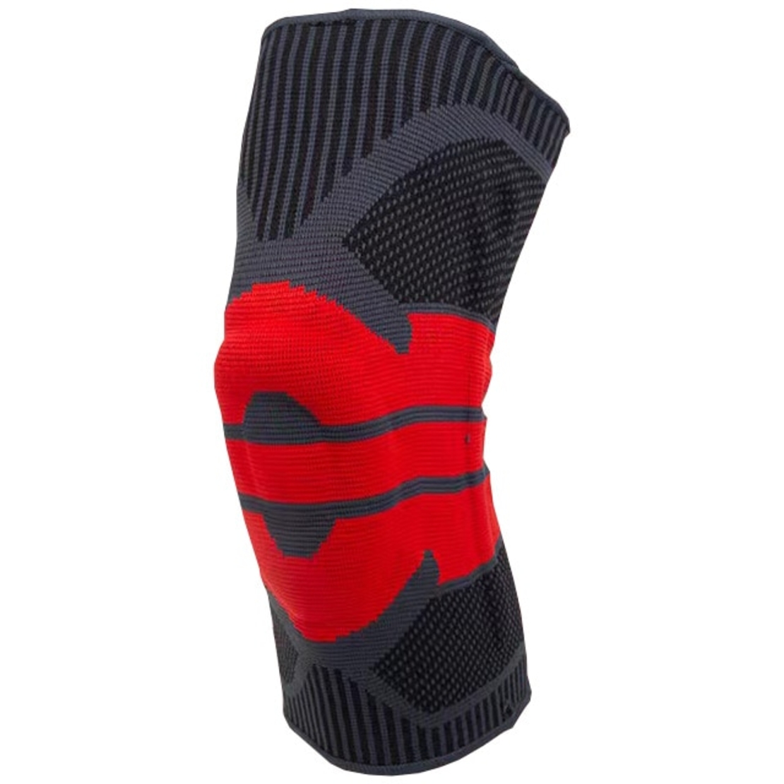 Genunchiera, Neo™®, pentru Activitati Sportive, din Material Respirabil, cu Arcuri Metalice, Pernita Silicon, Culoare Rosie, L