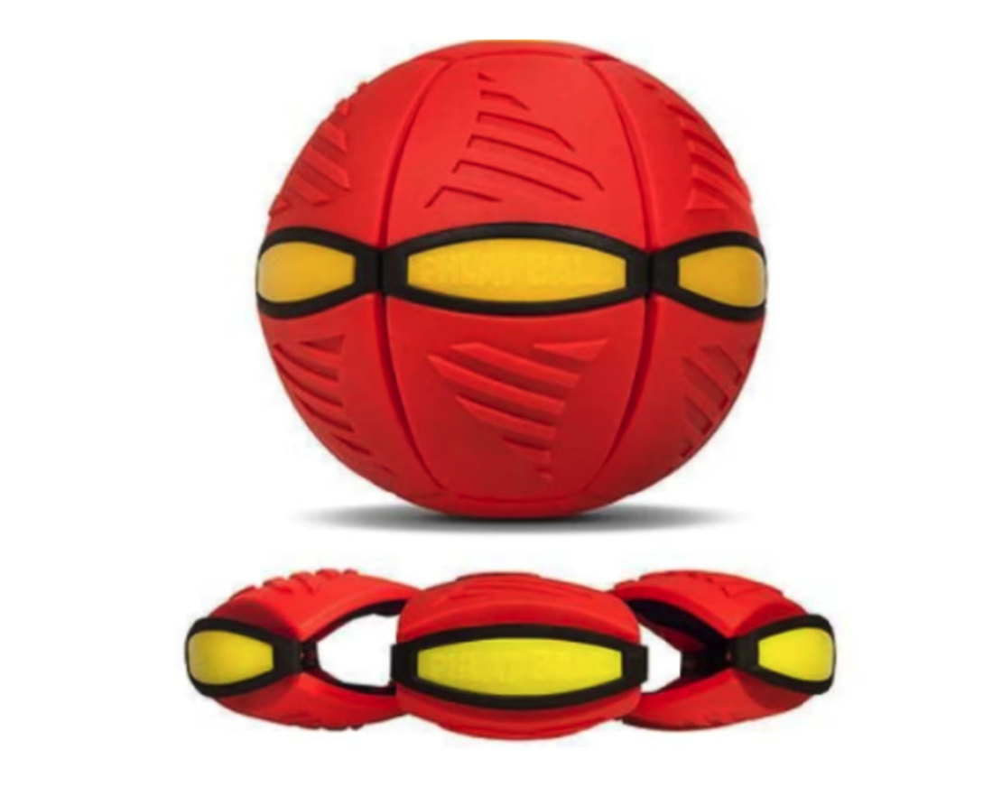 Minge Zburatoare Neo™, Transformabila In Disc, Rosu