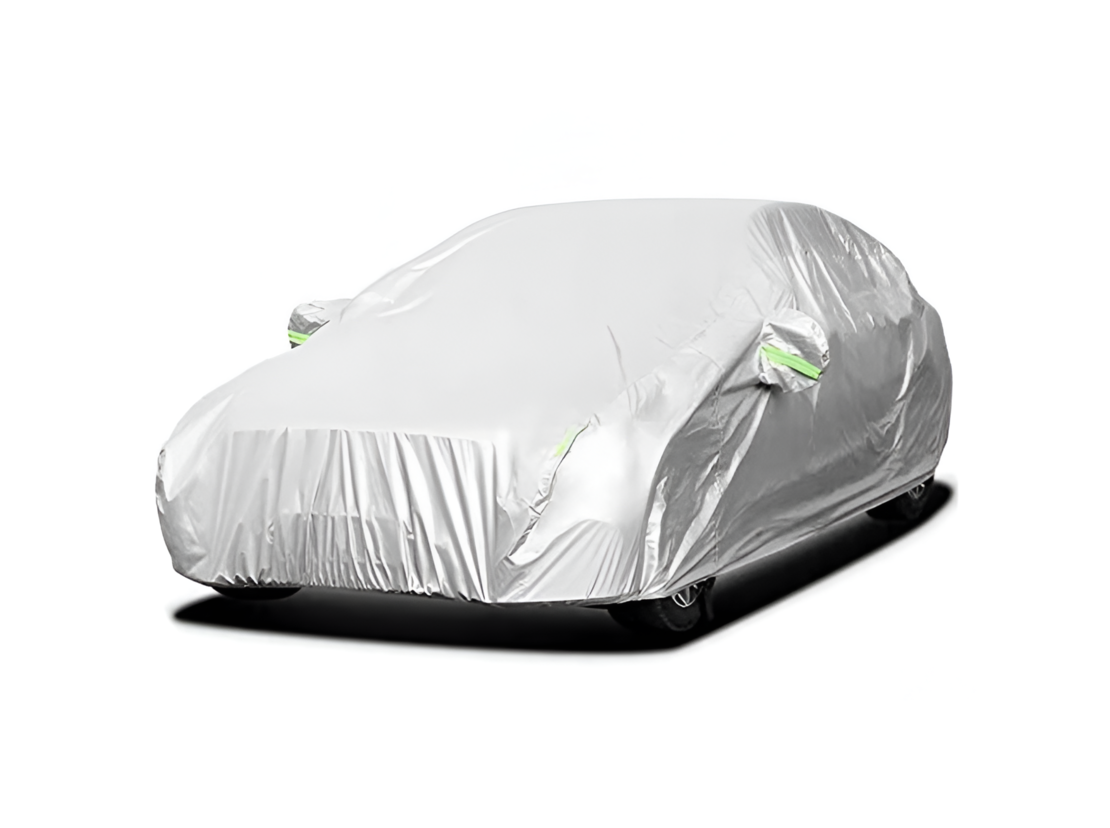 Prelata Auto Impermeabila Universala, Culoare Gri, Cu Dungi Reflectorizante, Marimea S, Neo™