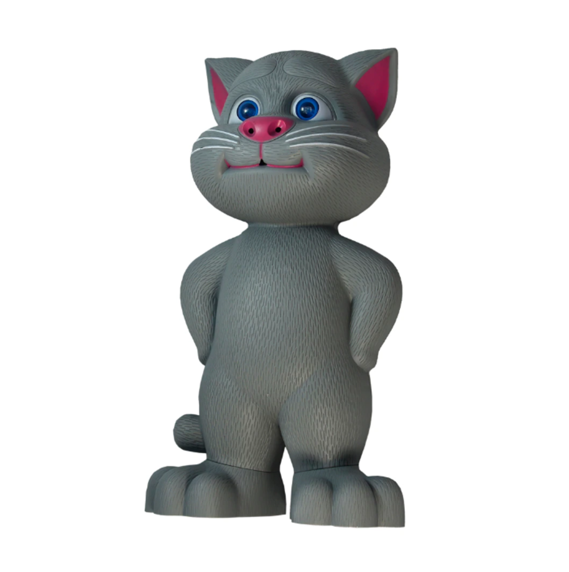 Jucarie Talking Tom: Motanul Inteligent Vorbitor, 40 cm, Culoare Gri, Neo™