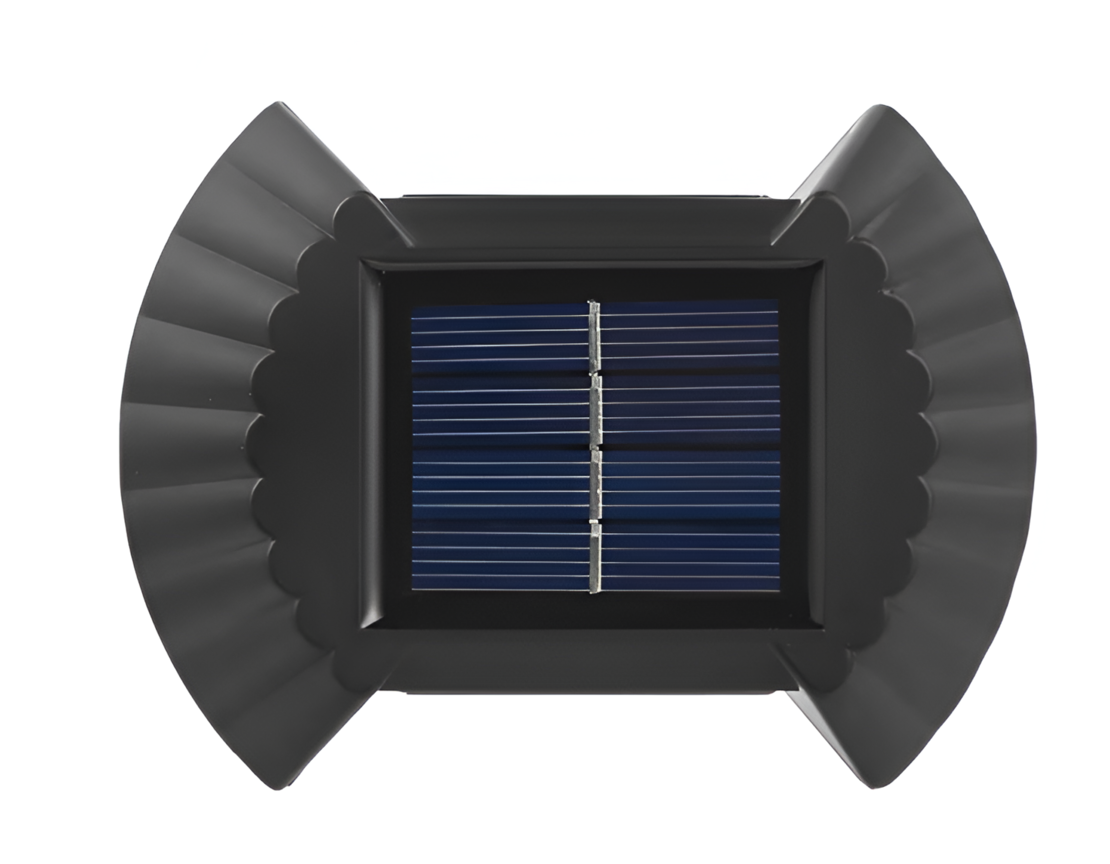 Lampa cu Incarcare Solara pentru Pereti, Scari, Garduri, Lumina de Veghe, Senzor de Lumina, IP65, 2 leduri laterale, buton ON/OFF, Neo™