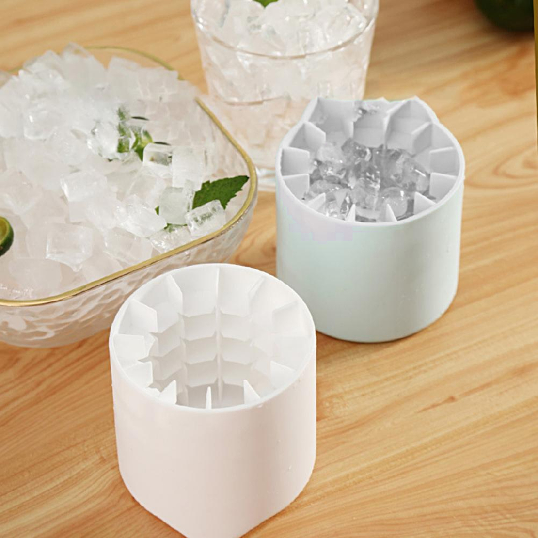 Forma Gheata Pentru Racirea Bauturilor, Neo™ Ice-Ice-Baby®, din Silicon Fara BPA, cu Capac, Alb-Galben