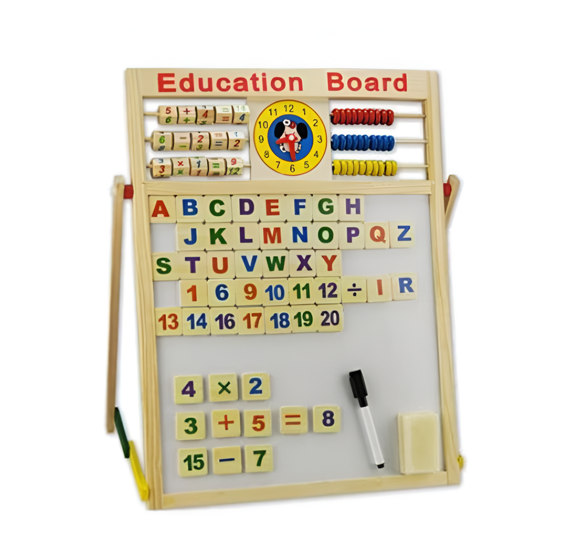 Tabla De Scris Neo™, Magnetica multifunctionala + Alfabet 65 x 50 cm