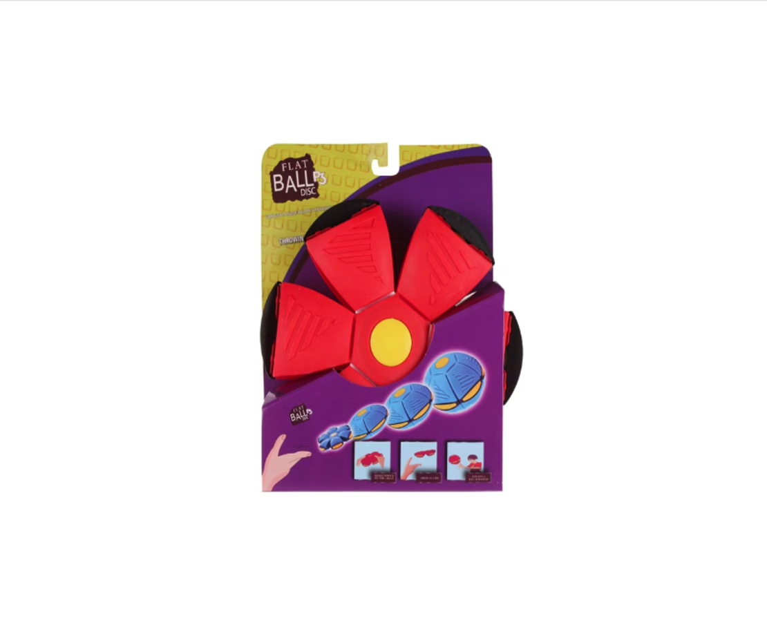 Minge Zburatoare Neo™, Transformabila In Disc, Rosu