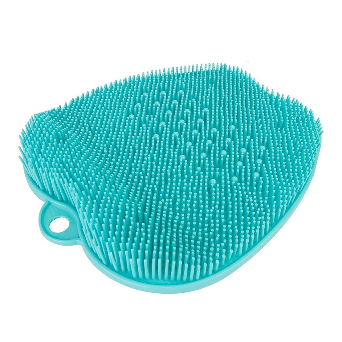Covoras pentru baie sau dus, 2 in 1 din silicon pentru masaj, antiaderent, functie Masaj Picioare, Curatare spate, Neo™ Bath®, 30 x 30, Verde