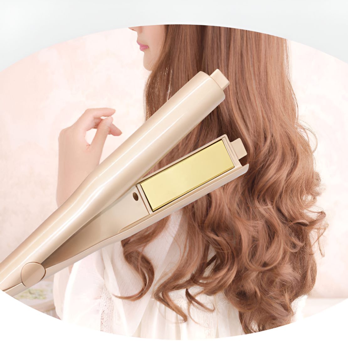 Placa de Par Ceramic Gold NEO™, 2 in 1, pentru Ondulat si Indreptat