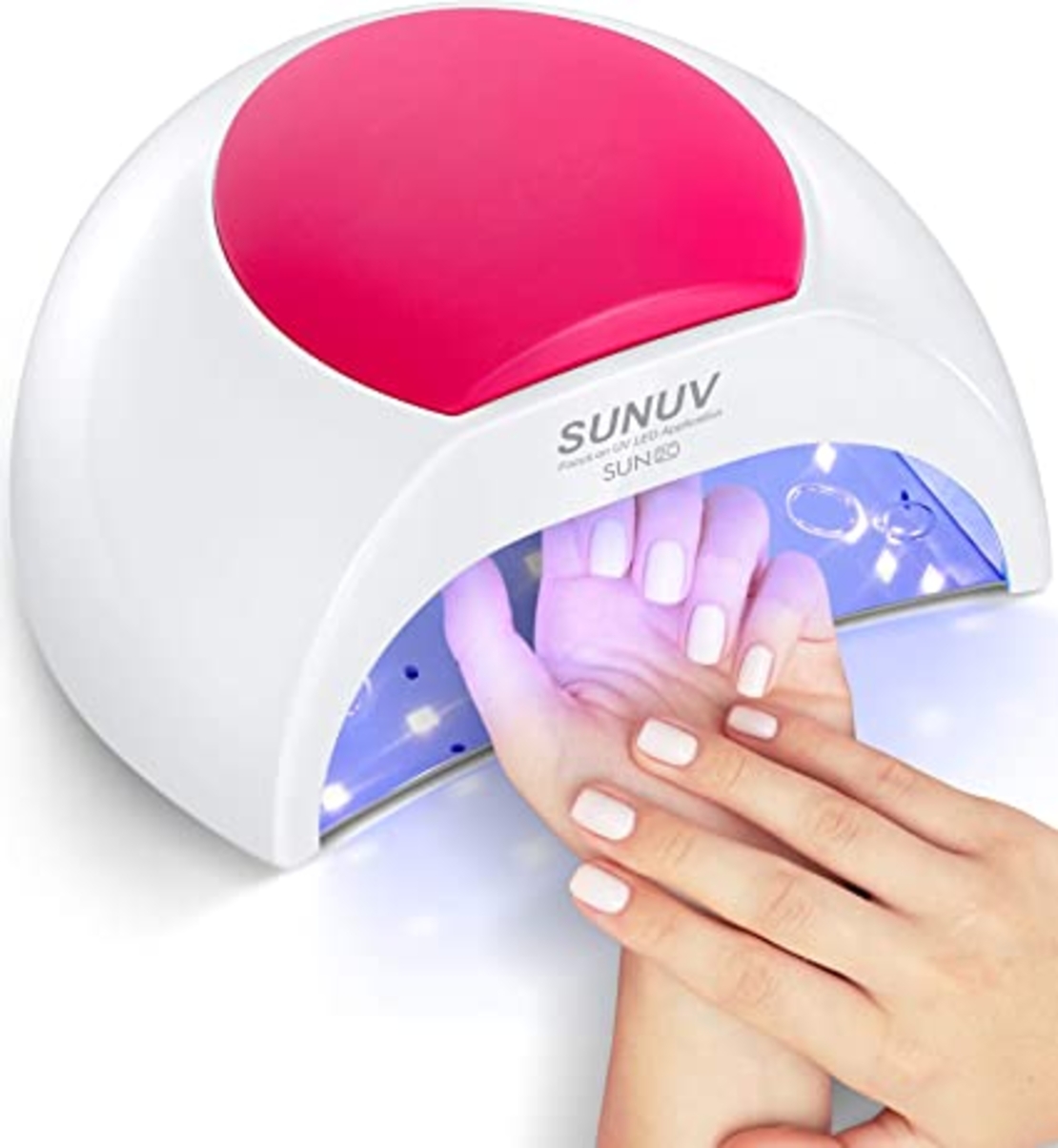 Lampa unghii SUNUV, profesionala, UV LED 48W, , duala, timer, senzor miscare, detasare magnetica