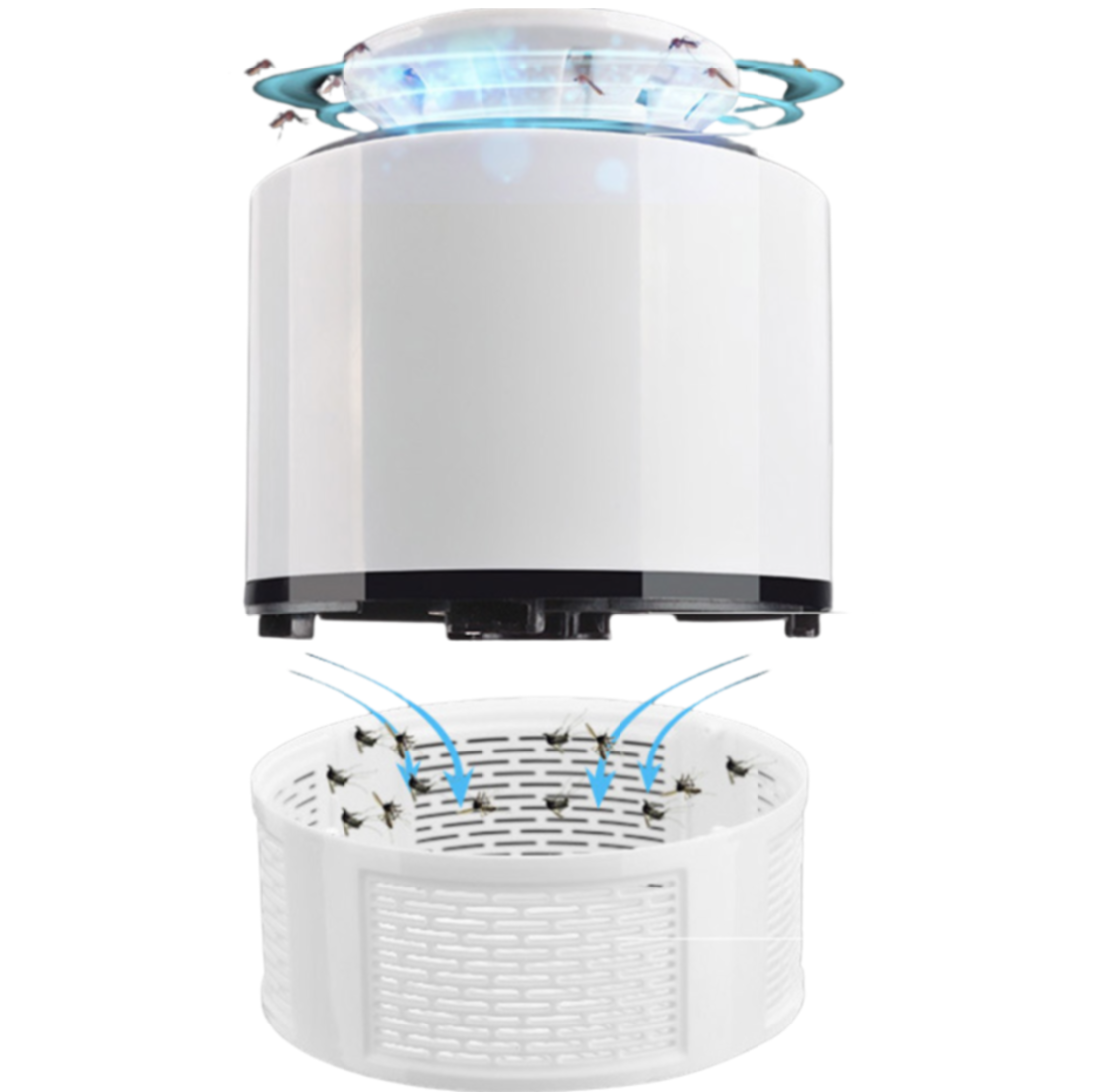 Lampa LED Anti-Insecte Electrica NEO™, Protectie impotriva Tantarilor, Interior/Exterior, Alb