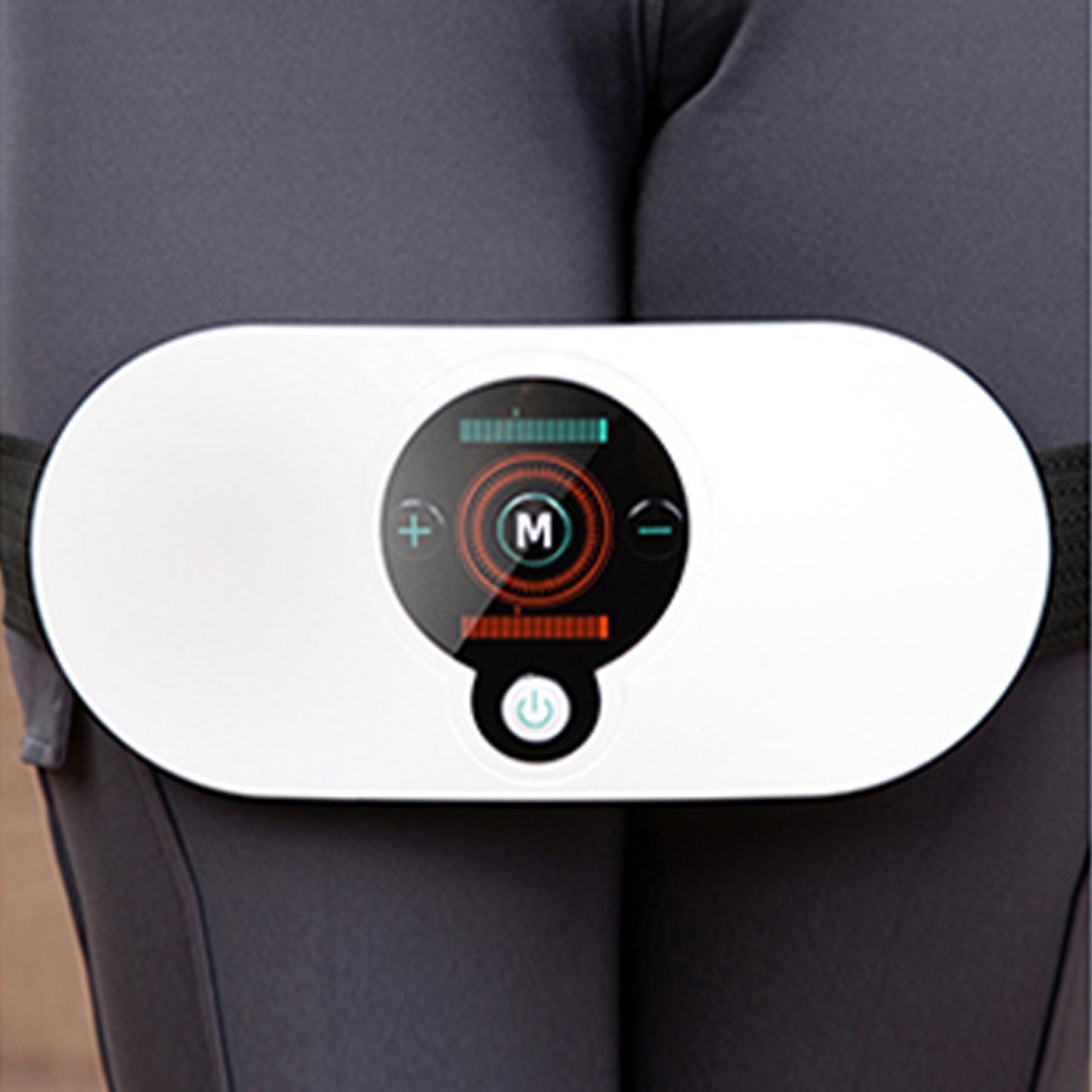 Centura Masaj cu electrostimulare si infrarosu, Neo™ Premium, cu 5 programe de masaj si 18 niveluri de intensitate, pentru slabit, tonifiere si masaj abdomen, fese, coapse, spate