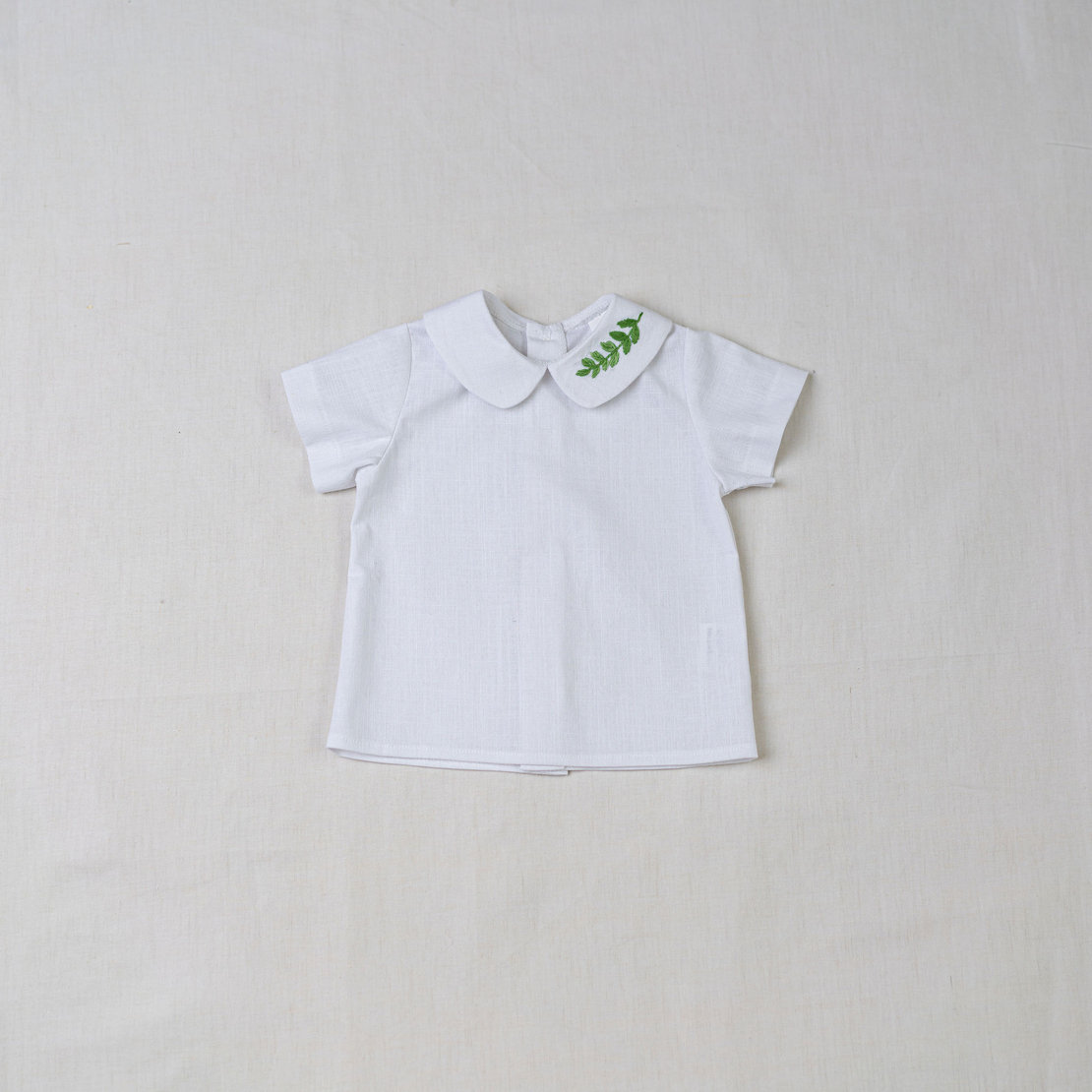 Compleu baieti din in, model FRUNZULITA