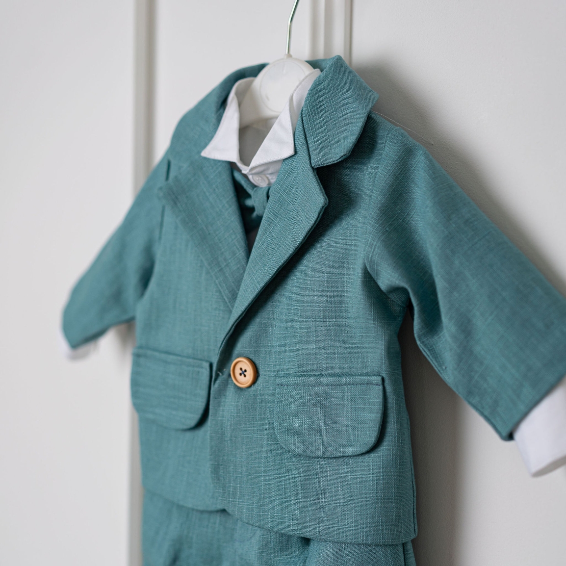 Costum baieti, in turquoise, model ERIC