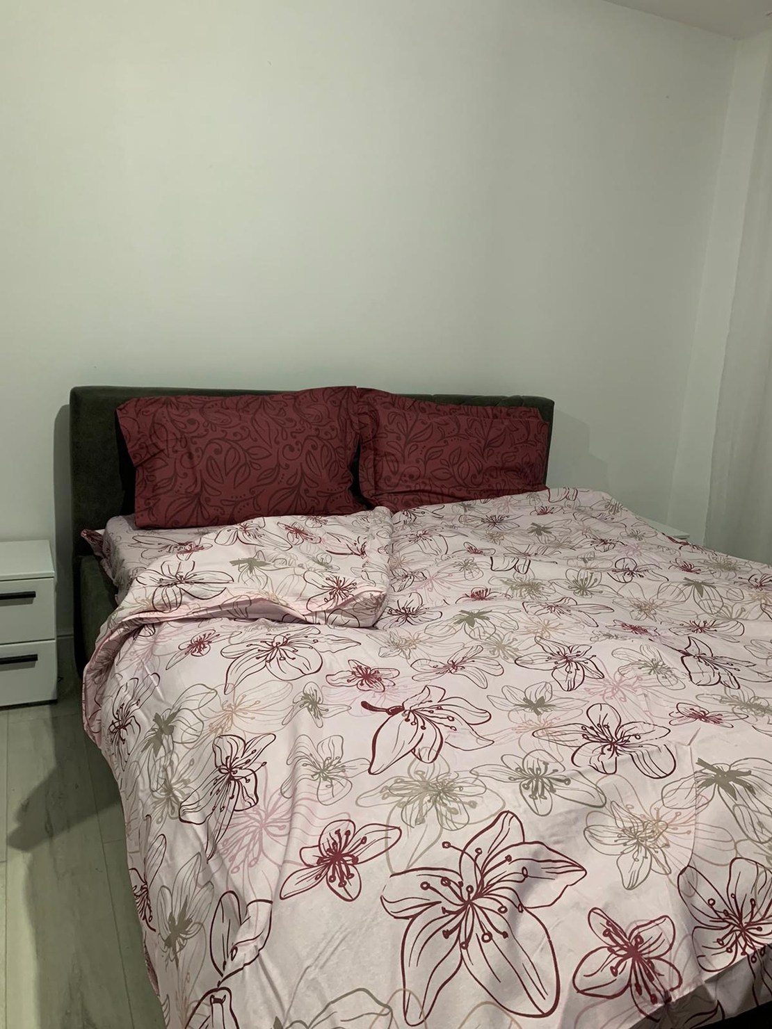 Lenjerie pat, Milano Collection, 4 piese, Model floral