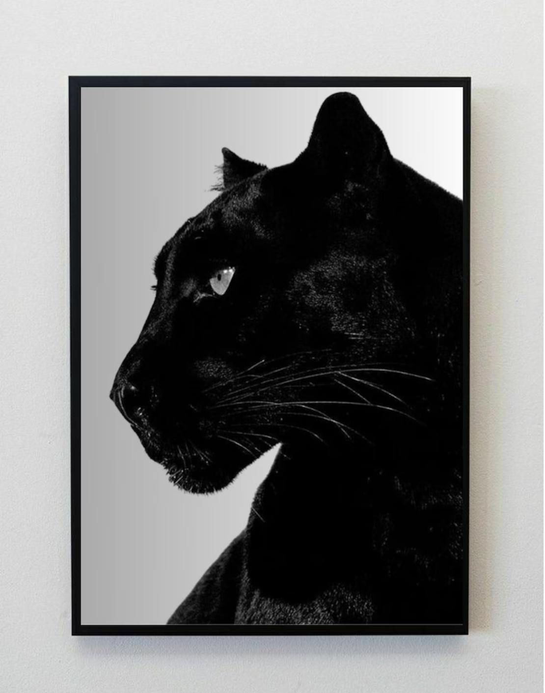 Tablou, Ramă neagră, Black Panter, 30x40 cm