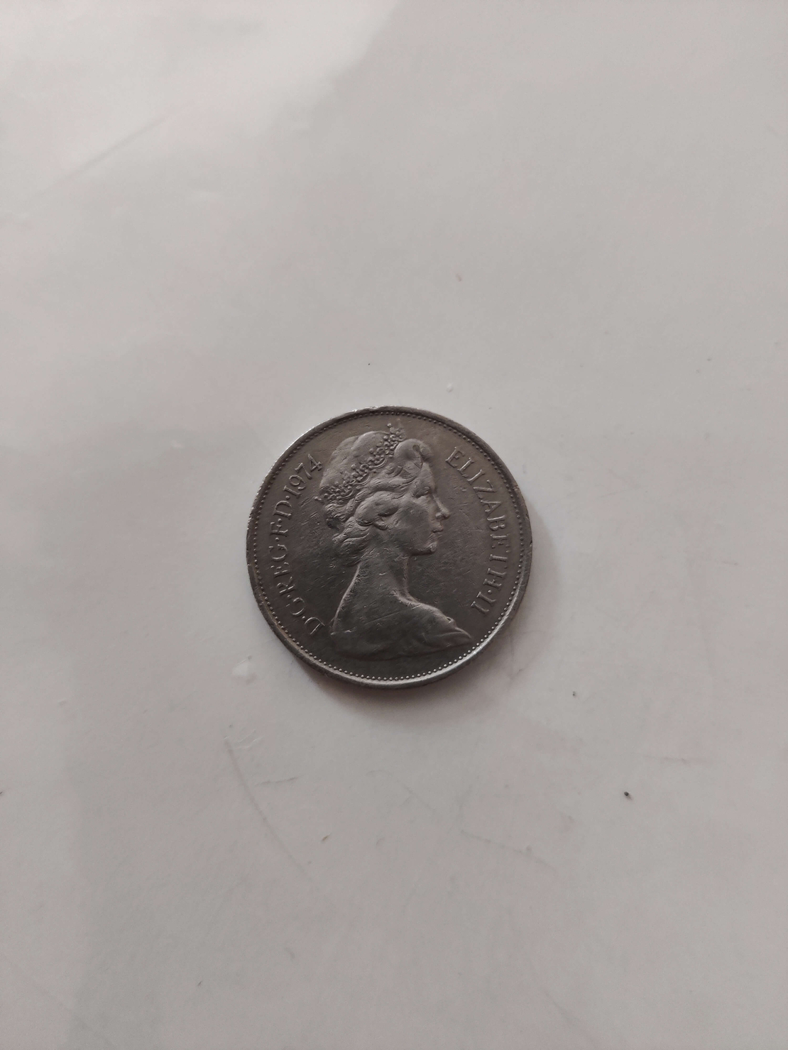 10 new pence, 1974