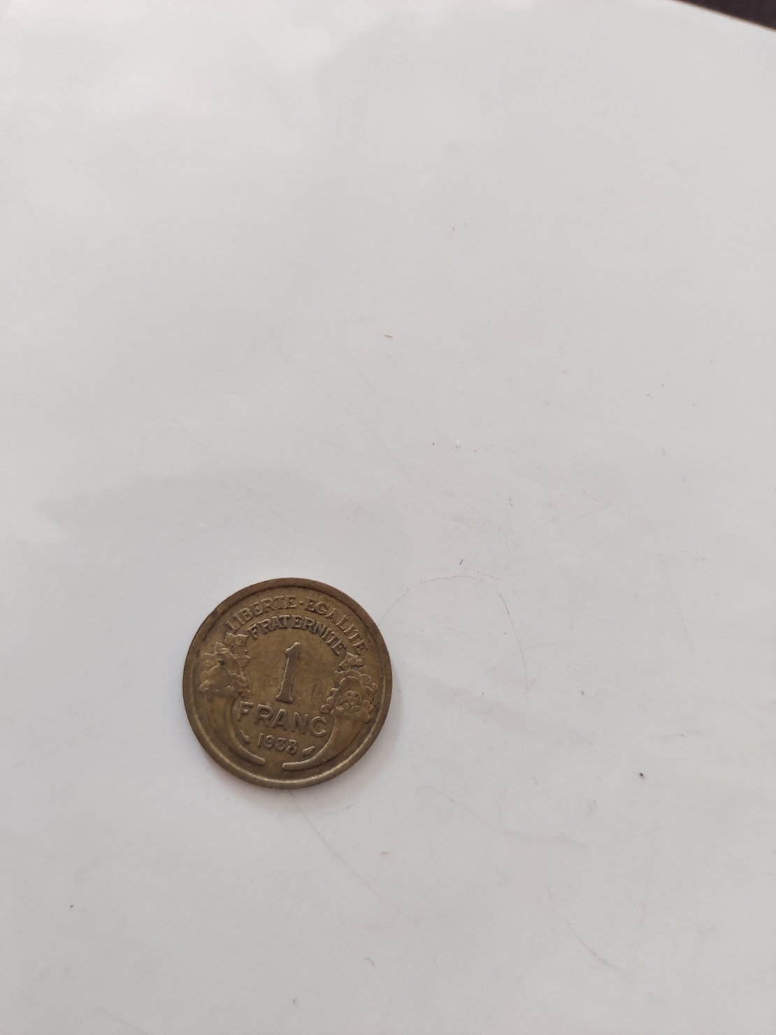 1 franc, 1938