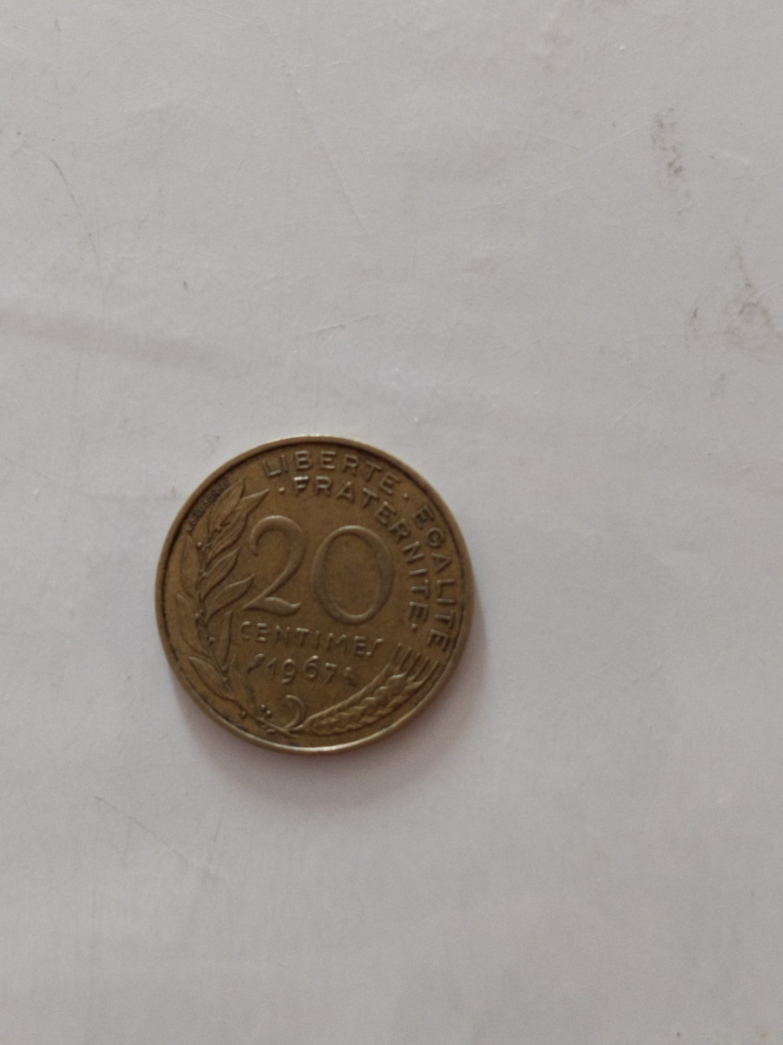 20 centimes, 1967