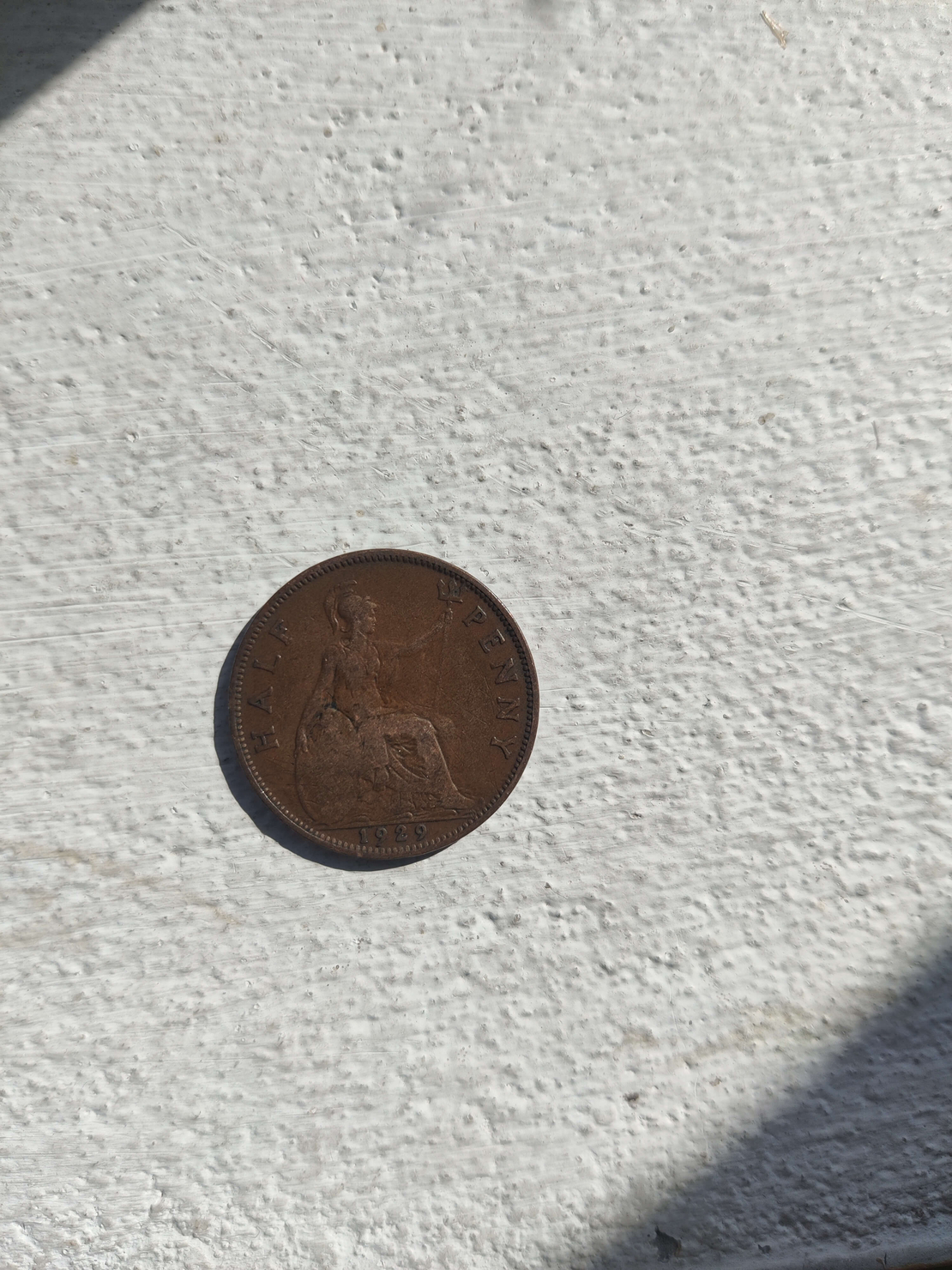 Half penny, 1929